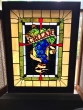 Doug Hunt Stained glass Wine Cellar